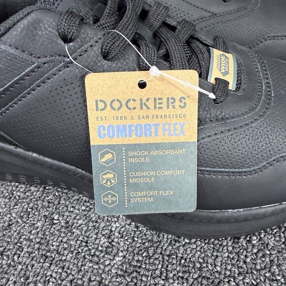 Dockers Comfort Flex Athletic Casual Shoes Black Wide Width Mens Size 10.5w - Picture 2 of 9